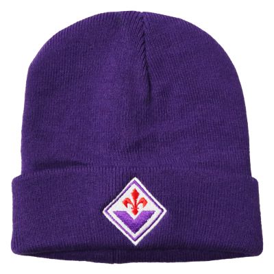 CAPPELLO ACRILICO RICAMATO VIOLA FIORENTINA