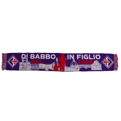 SCIARPA JACQUARD FIORENTINA DI BABBO IN FIGLIO