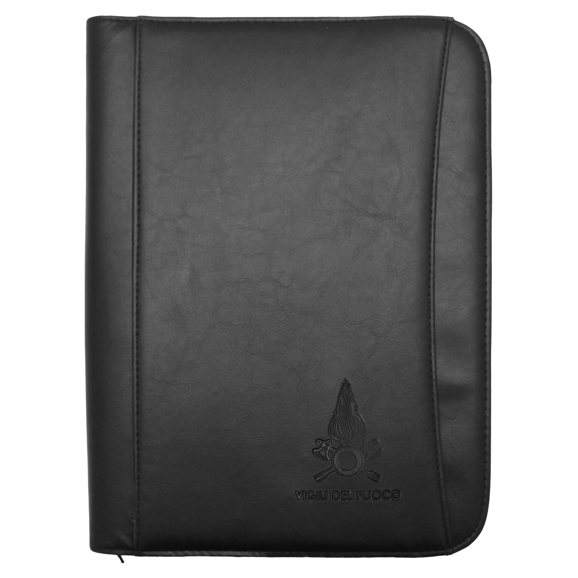 PORTABLOCCO IN SIMILPELLE CON BLOCCO APPUNT, CALCOL. 8 CIFRE 26X37X2 CM