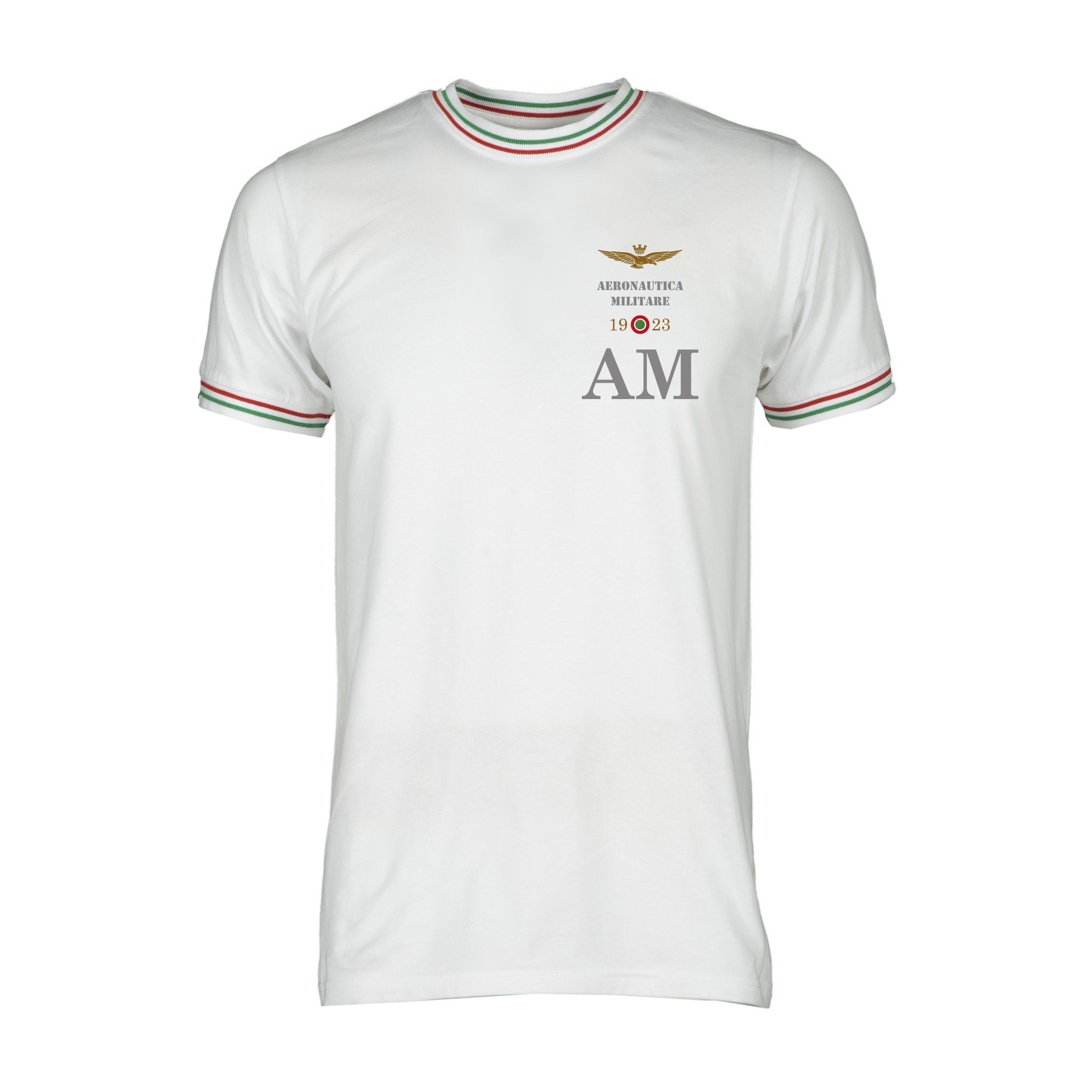 T-SHIRT BORDI TRICOLORE BIANCA TG.L
