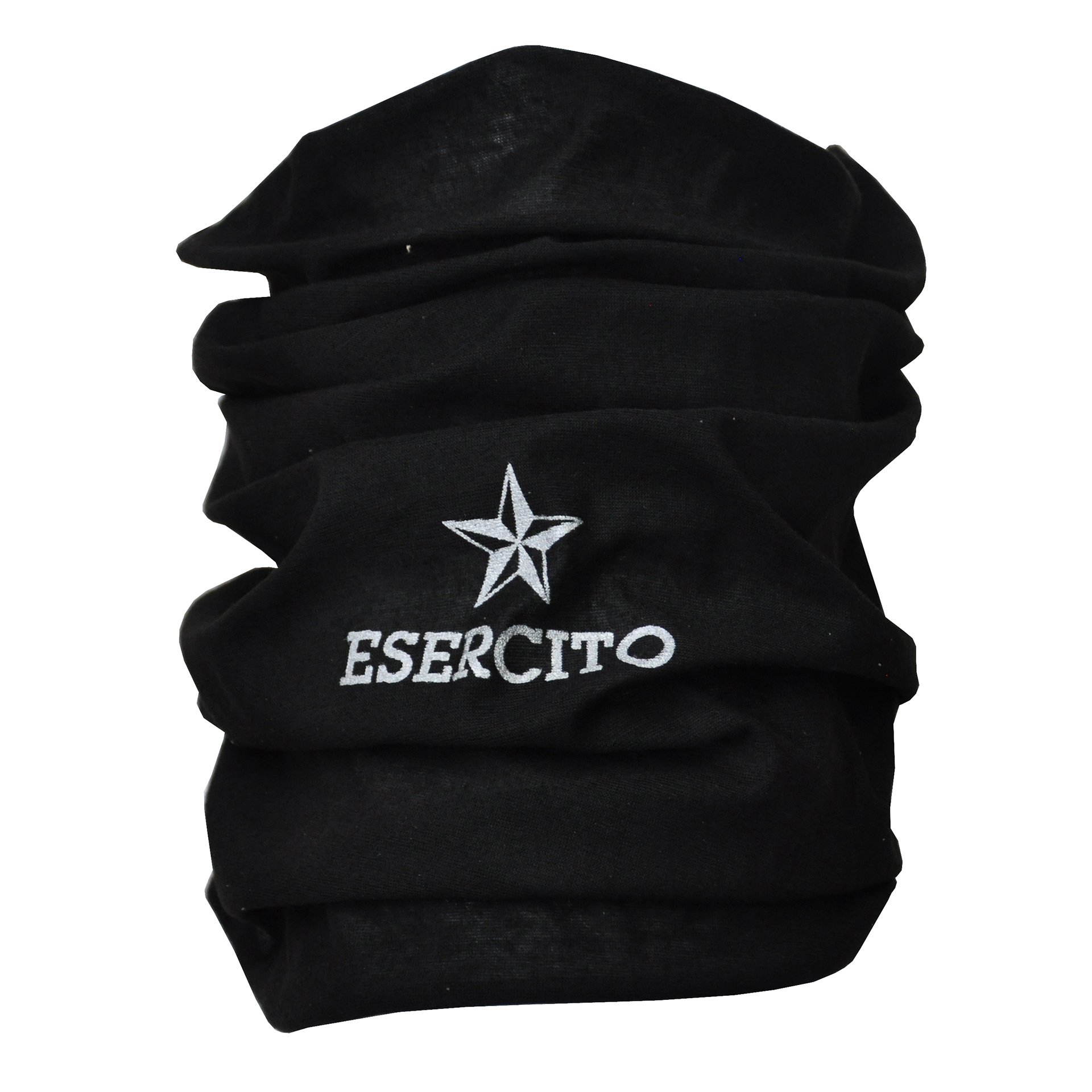 FASCIA MULTIUSO NERA 100% POLIESTERE MICROFIBRA E.I.