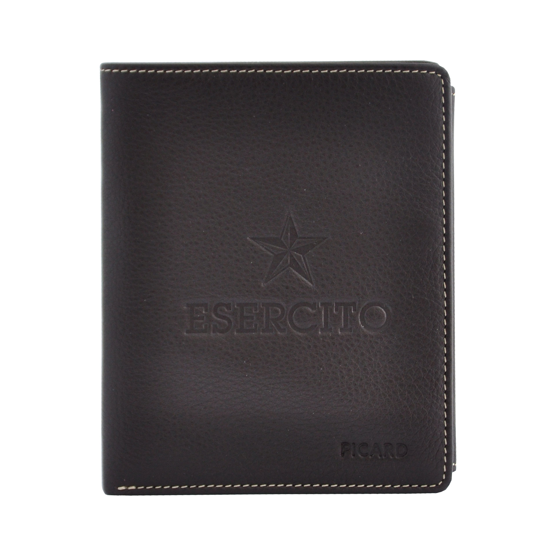 PORTAFOGLIO DA UOMO IN PELLE CON PORTAMONETE E.I.