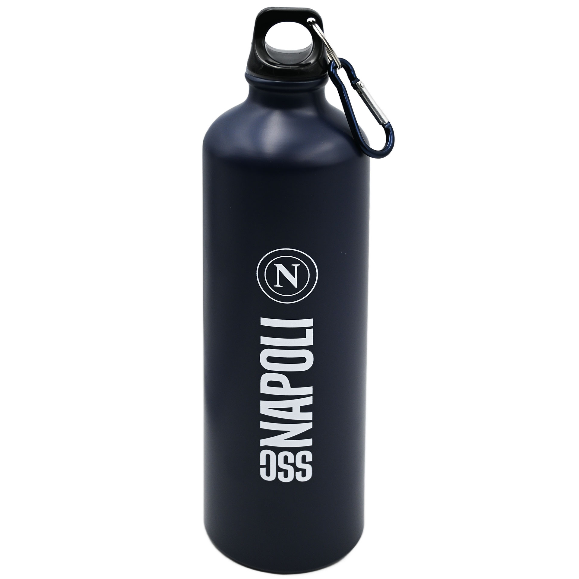 BORRACCIA BLU NAVY IN ALLUMINIO RICICLATO FINITURA SATINATA - 800 ML LOG