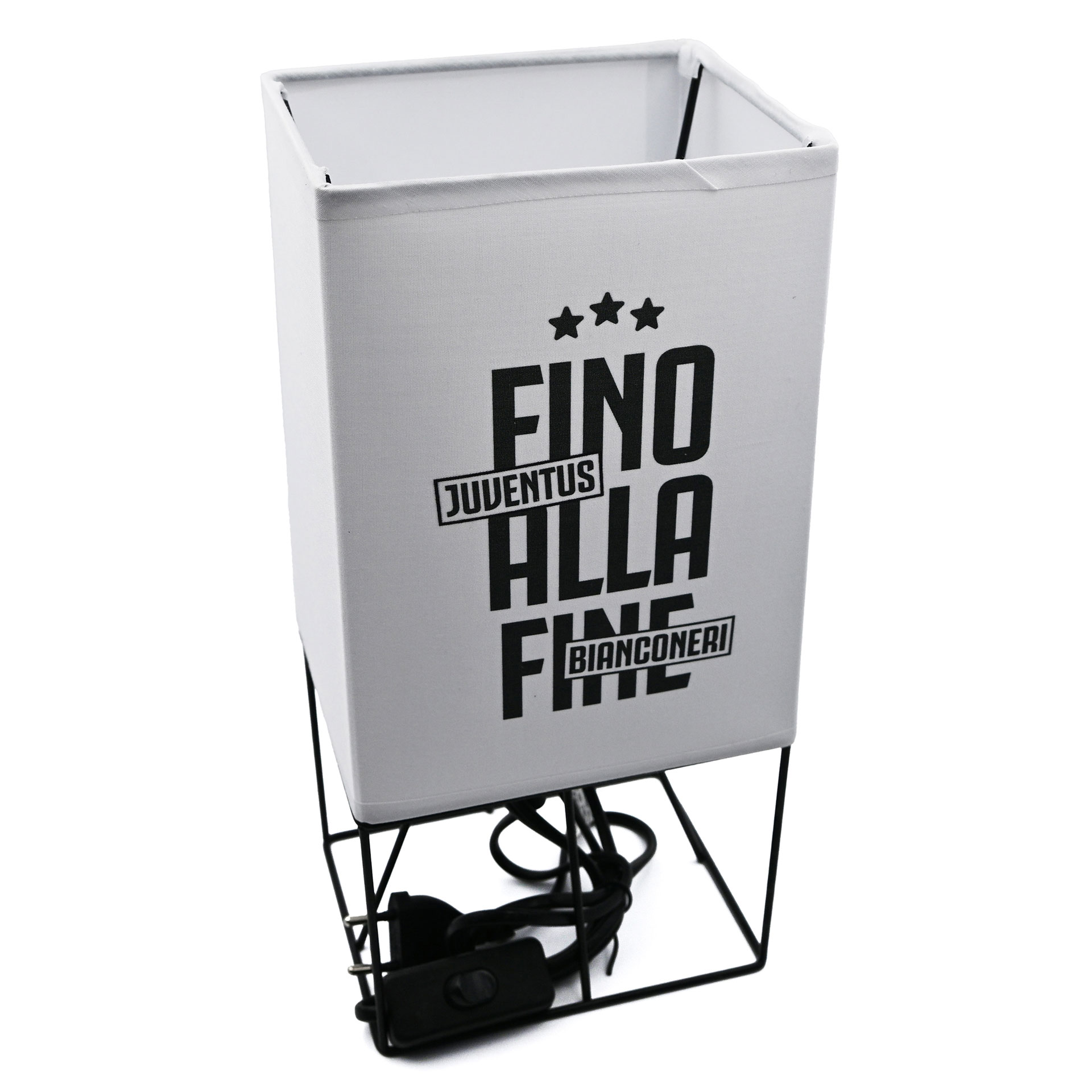 LAMPADA DA TAVOLO RETTANGOLARE JUVENTUS