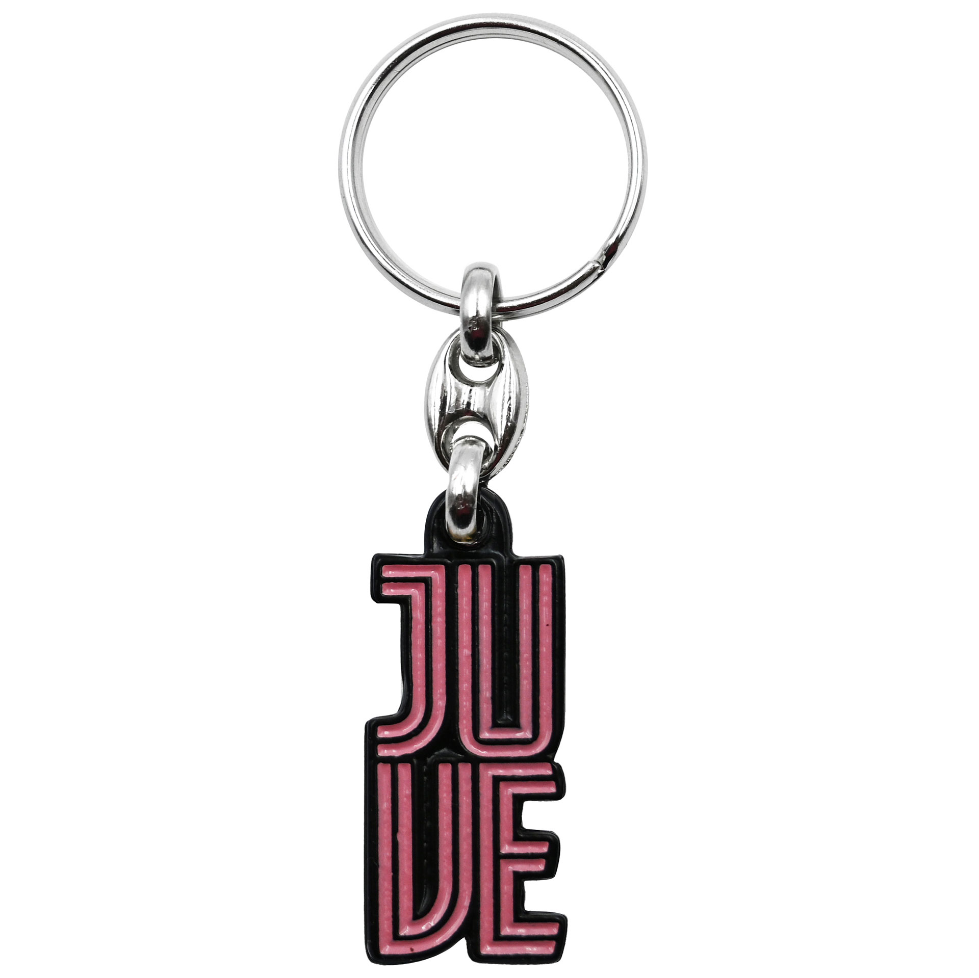 PORTACHIAVI SMALTATO JUVE ROSA