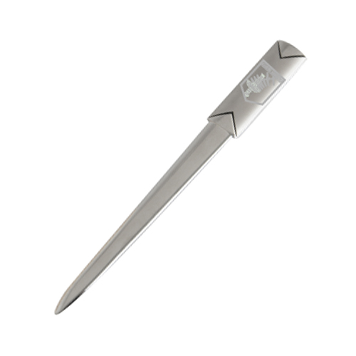 TAGLIACARTE IN METALLO CON LOGO INCISO A.A.