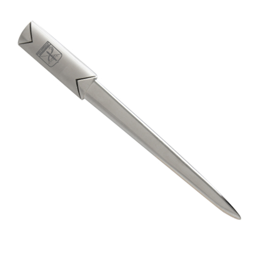 TAGLIACARTE IN METALLO CON LOGO INCISO S.M.