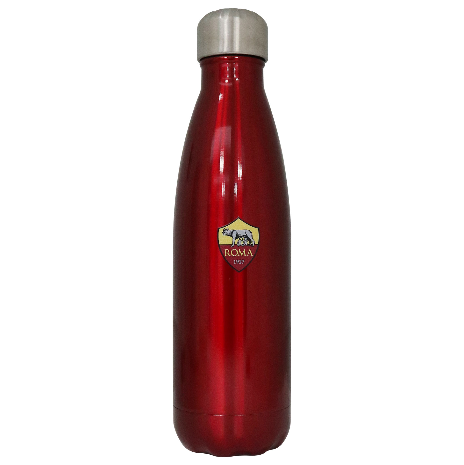 THERMOS IN ACCIAO CON TAPPO A VITECOLORE BORDEAUX 500 ML LOGO AS ROMA