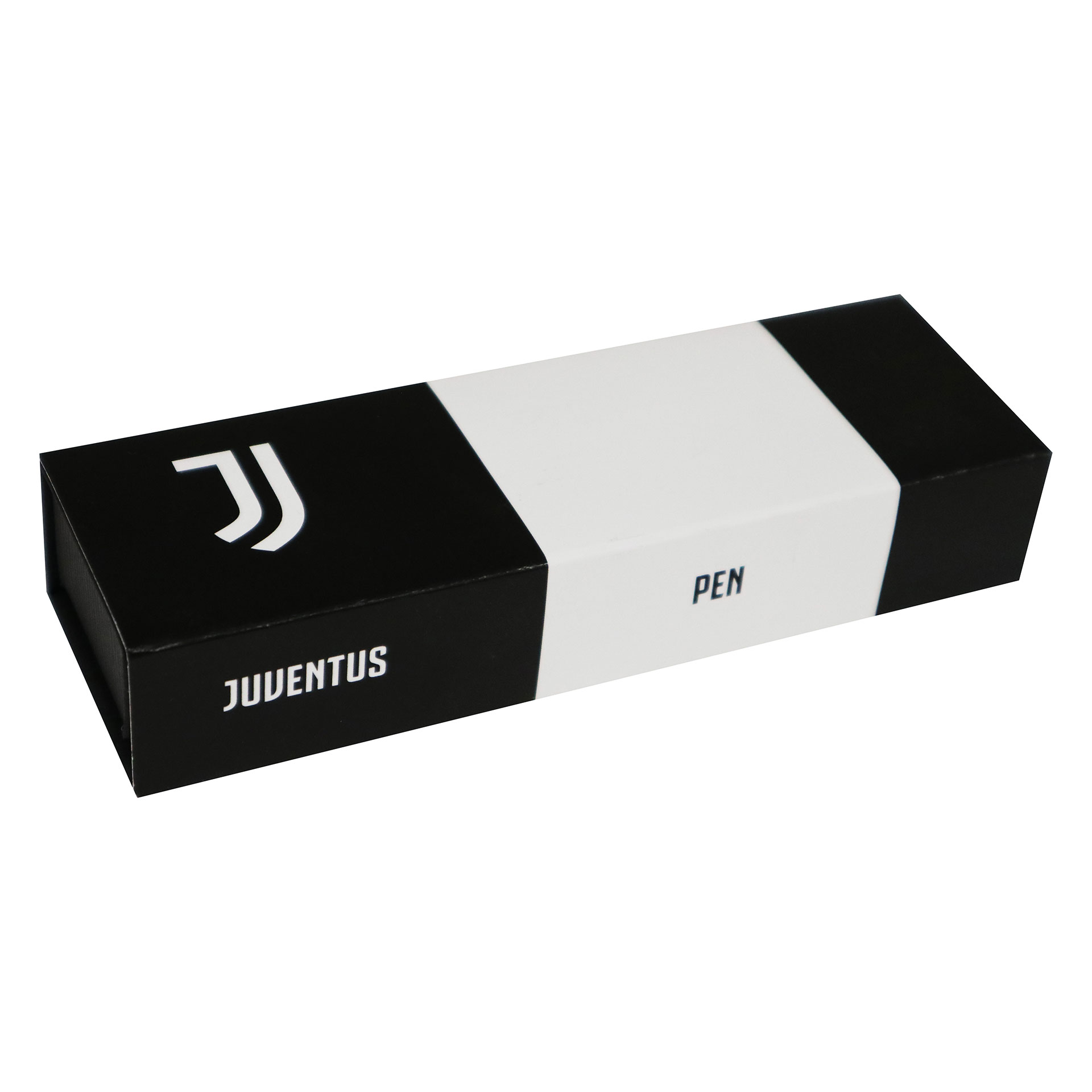 Penna Biro Ufficiale Juventus - Fusto Nero Con Clip Bianca, Prodotto Autorizzato Con Ologramma Anticontraffazione, Modello JUP01